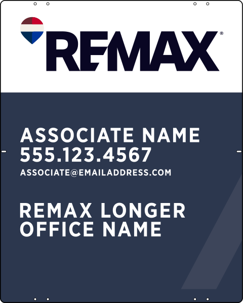 Associate Name Sign Panel, 30h x 24w, .040 Aluminum